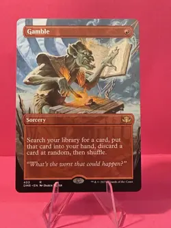 Gamble (Borderless) Dominaria Remastered Regular - Image 1