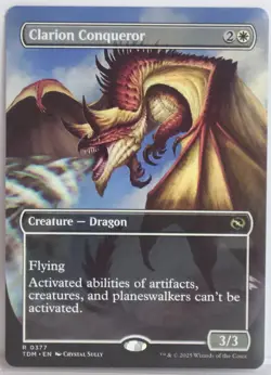 Clarion Conqueror [New, Near Mint] Borderless {Tarkir: Dragonstorm} - Image 1