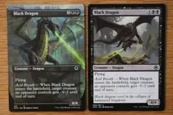 Set of 10 Borderless & Regular Black Blue Green Red White Dragons *NM* Magic MTG - Image 2