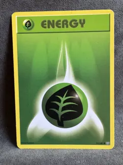 Grass Energy 91/108 Evolutions Regular Pokemon TCG Moderately Played - Image 1