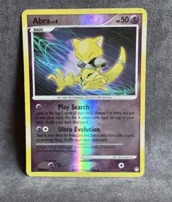 Abra 69/123 Mysterious Treasures Reverse Holo Pokemon TCG Heavily Played - Image 1