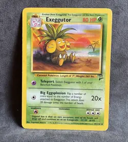 Exeggutor 039/130 Base Set 2 Regular Pokemon TCG Moderately Played - Image 1
