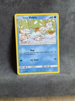 Alolan Vulpix 30/156 Sm-Ultra Prism Regular Pokemon TCG Near Mint - Image 1