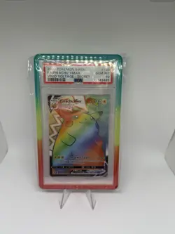 2020 Pokemon Vivid Voltage Pikachu VMAX Secret Full Art 188/185 PSA 10 - Image 2