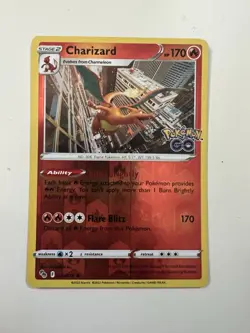 Charizard 010/078 Pokemon GO Reverse Holo - Image 1