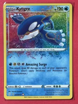 Yveltal 046/072 & Kyogre 021/072-Shining Fates -Foil Amazing Rare Pokemon Set - Image 3