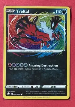 Yveltal 046/072 & Kyogre 021/072-Shining Fates -Foil Amazing Rare Pokemon Set - Image 5