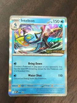 Inteleon (002) Mega Evolutions Stamped Promo​ - Near Mint Pokemon TCG- Read - Image 1