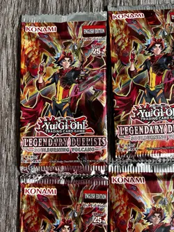 21x Yu-Gi-Oh! TCG YUGIOH 1st Ed Legendary Duelists Soulburning Volcano BOOSTERS! - Image 2
