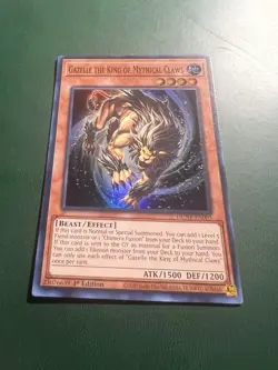 Yu-Gi-Oh! Gazelle the King of Mythical Claws DUNE-EN003 - Super Rare NM - Image 1