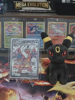 Pokemon TCG Charizard EX SVP 056 Scarlet & Violet Black Star Promo Card NM/M - Image 1
