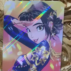Zoey KPop Demon Hunters SLAY Goddess Anime ACG Laser Card Salute Manga - Image 2