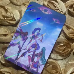 Zoey KPop Demon Hunters SLAY Goddess Anime ACG Laser Card Salute Manga - Image 3
