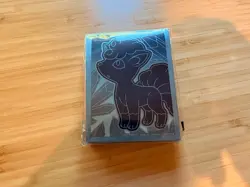 65 Ct Silver Tempest ETB Alolan Vulpix Card Sleeves Sealed Pokemon - Image 1