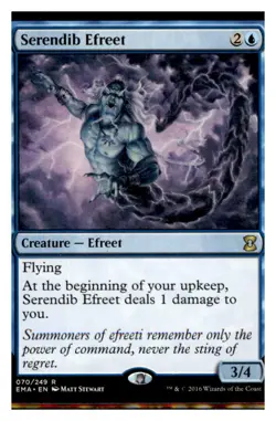 MTG - #70 Serendib Efreet - Eternal Masters - Image 1