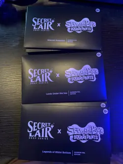 Magic The Gathering MTG Secret Lair x Spongebob Squarepants Foil Bundle Set Lot - Image 1