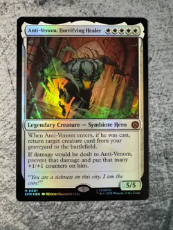 Anti-Venom, Horrifying Healer Marvel's Spider-Man Foil NM - MTG - Image 1