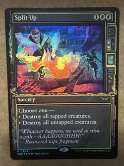 Foil* Split Up (Showcase) - Duskmourn: House of Horror - NM MTG - Image 1