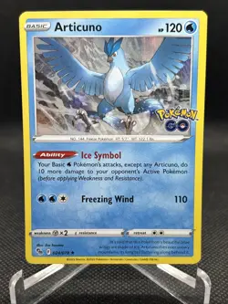 Articuno 024/078 Pokemon GO Holo Rare Pokemon TCG NM - Image 1
