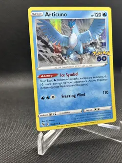Articuno 024/078 Pokemon GO Holo Rare Pokemon TCG NM - Image 4