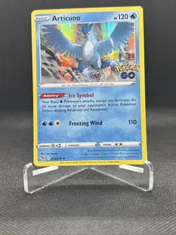 Articuno 024/078 Pokemon GO Holo Rare Pokemon TCG NM - Image 5