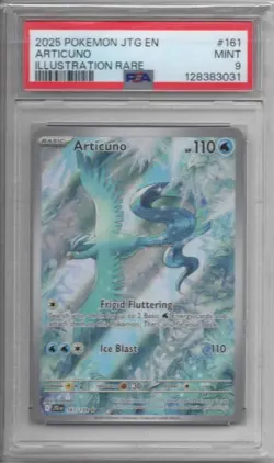 Pokemon TCG - Articuno - SV09 Journey Together - #161/159 - MINT - PSA 9 - Image 1