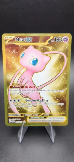Pokemon Mew ex 205/165 Hyper Rare Gold - Scarlet & Violet 151 NM English - Image 1