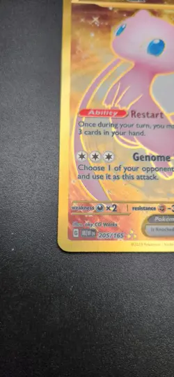 Pokemon Mew ex 205/165 Hyper Rare Gold - Scarlet & Violet 151 NM English - Image 5