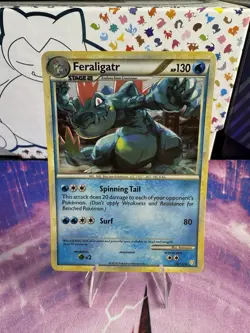 Feraligatr 20/123 Heart Gold Soul Silver COSMOS HOLO Pokemon TCG - Image 1