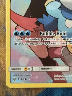 Piplup 239/236 Pokemon Cosmic Eclipse Secret Rare 2019 NM / Near Mint - Image 3