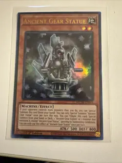 Yugioh! Ancient Gear Statue - MZTM-EN045 - Ultra Rare 1st Edition NM - Image 2