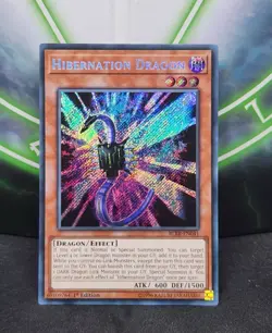 Yugioh Hibernation Dragon BLRR-EN041 Secret Rare 1st Edition NM - Image 1