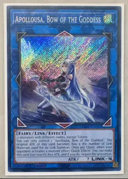 Apollousa, Bow Of The Goddess RA02-EN040 Yugioh 1st Edition Secret Rare - Image 1