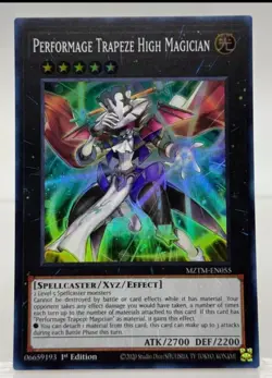 Yugioh! - Performage Trapeze High Magician - MZTM-EN055 - Super Rare - 1st Ed - Image 1