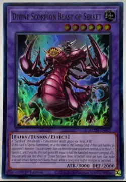 Yugioh - Divine Scorpion Beast of Serket MZTM-EN005 - Super Rare - NM/M - Image 1