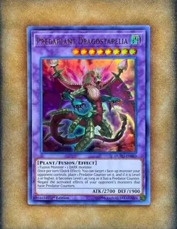 Yugioh DUPO-EN069 Predaplant Dragostapelia - Ultra Rare 1st Edition NM - Image 1