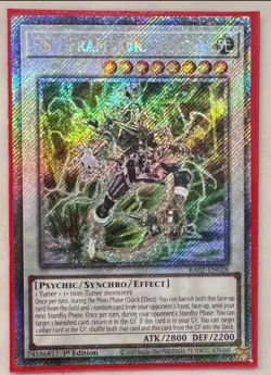 PSY-Framelord Omega RA02-EN028 Yugioh 1st Edition Platinum Secret Rare NM - Image 1