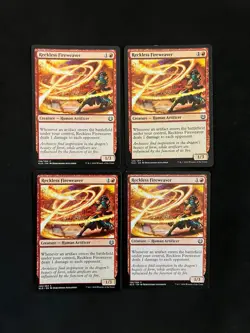 Reckless Fireweaver x4 [Kaladesh] Magic MTG Cards NM/LP - Image 1