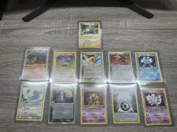 Vintage Pokemon Card Lot Jolteon Pikachu Mewtwo LP+-DMG - Image 1