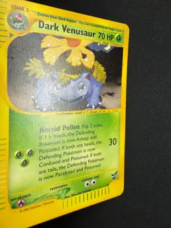 Pokemon Dark Venusaur 7 Best of Game Cards Promos Wizards ENG Vintage Cards - Image 3