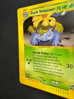 Pokemon Dark Venusaur 7 Best of Game Cards Promos Wizards ENG Vintage Cards - Image 4
