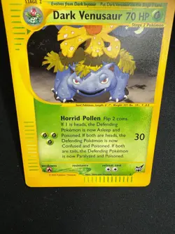 Pokemon Dark Venusaur 7 Best of Game Cards Promos Wizards ENG Vintage Cards - Image 5