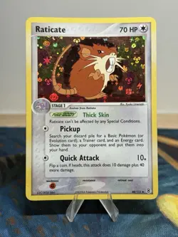 Raticate 48/112 Reverse Holo Stamped Era Ex Fire Red Leaf Green Pokemon Card MP - Image 1