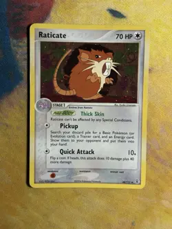 Raticate 48/112 Reverse Holo Stamped Era Ex Fire Red Leaf Green Pokemon Card MP - Image 2