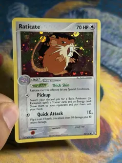 Raticate 48/112 Reverse Holo Stamped Era Ex Fire Red Leaf Green Pokemon Card MP - Image 3