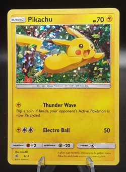 Pikachu - 5/12 - Holo - McDonald's Pokemon Promo 2017 English- B1NDER CARD - DMG - Image 1