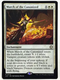 March Of The Canonized NM/M* The Lost Caverns Of Ixalan 0073 mtg -UnltdCards - Image 1