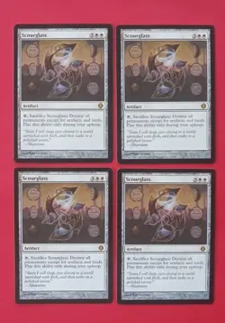 Scourglass x4 Playset NM Unplayed Shards Of Alara 25/249 Magic MTG English - Image 1