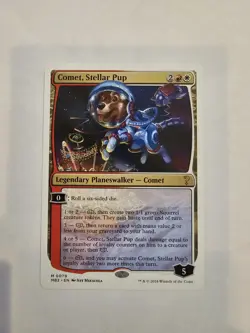 Comet, Stellar Pup (White Border) Mystery Booster 2 Regular - Image 1