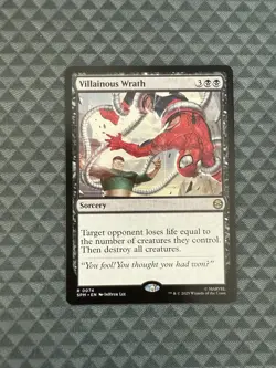 MTG Villainous Wrath #0074 Rare Marvel’s Spider-Man (SPM) - Image 1